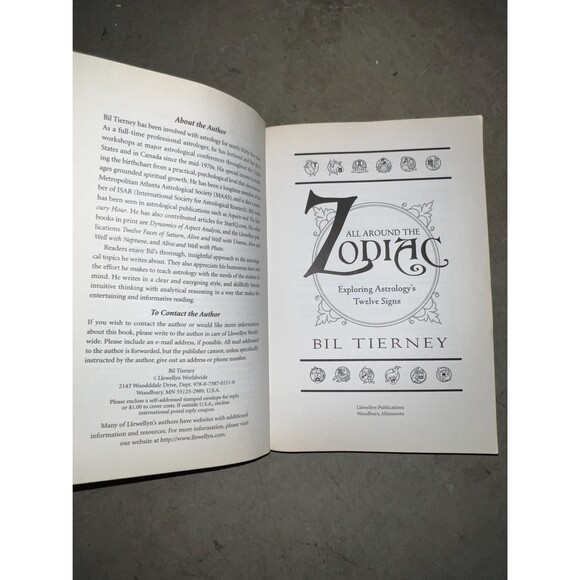 All Around the Zodiac Exploring Astrologys Twelve Signs Bil Tierney 2001 Trade - Picture 3 of 8
